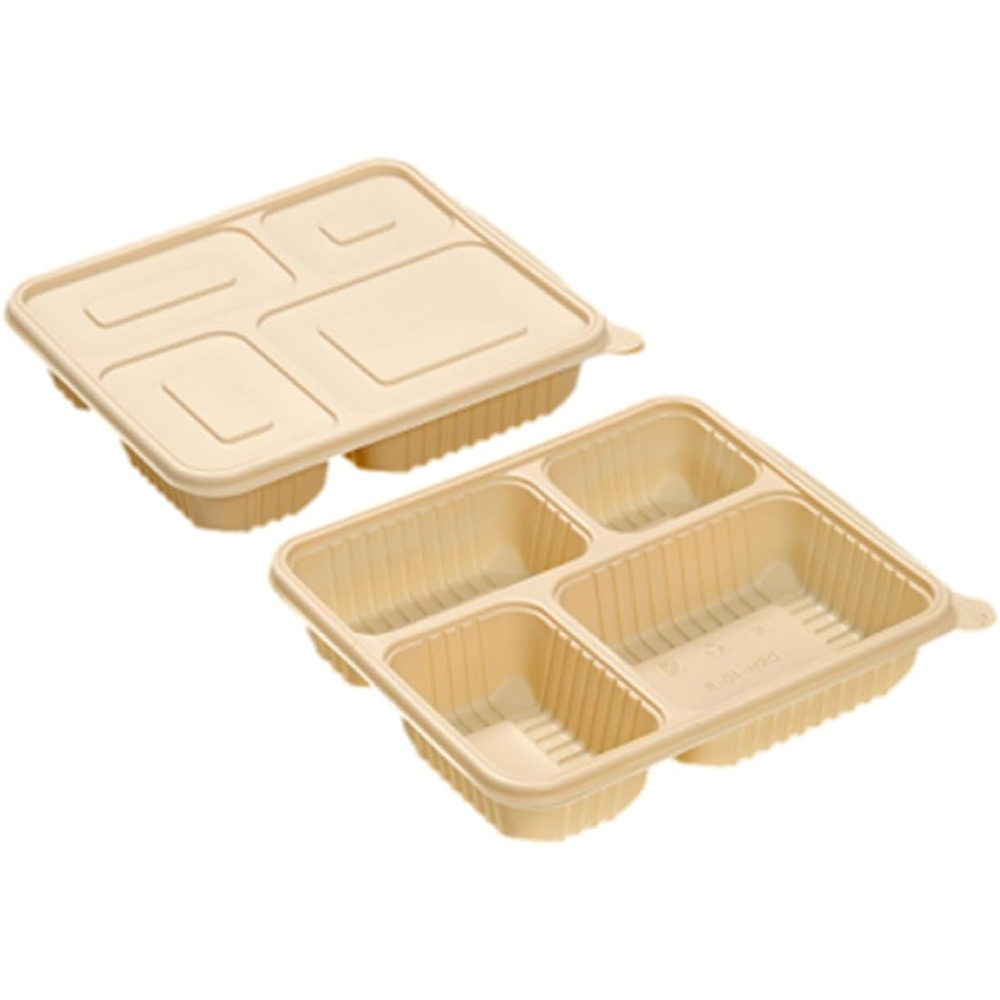 Bento Lunchbox aus Maisstärke mit 5 Fächern 4