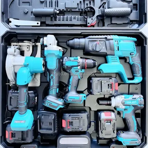 Akku Werkzeugset mit 18V Bohrmaschine