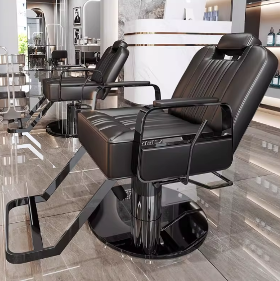 Moderner Kunstleder-Friseurstuhl hydraulisch 4