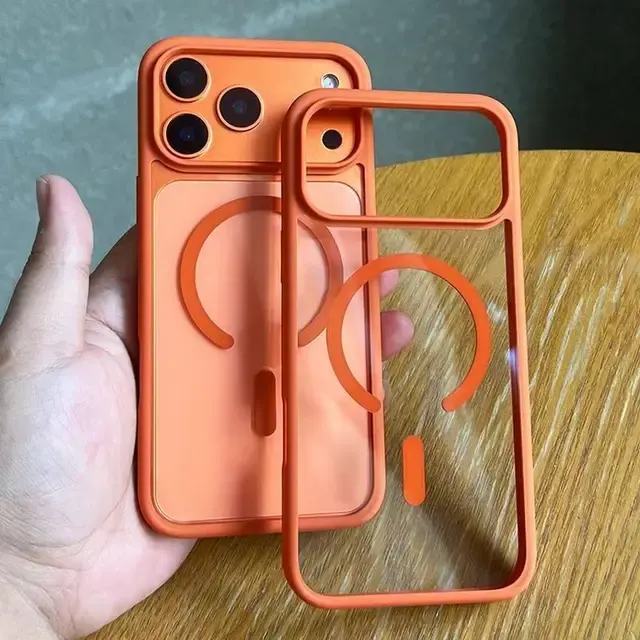 Matte Magsafe Stoßfängerhülle für iPhone 1