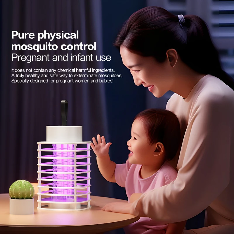Geräuschlose USB-Mückenfalle mit UV-Licht 4