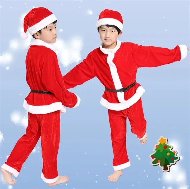 Kinder-Weihnachtsmann-Kostüm 4