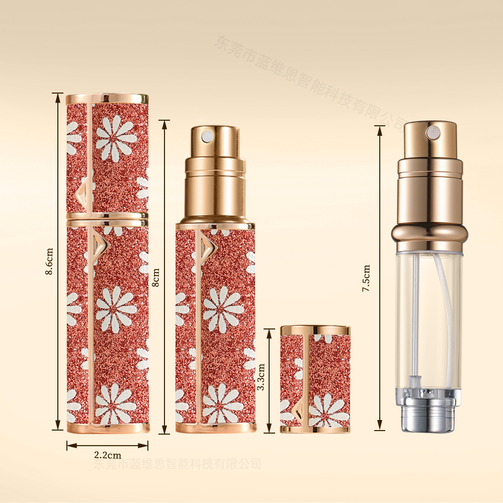 Luxuriöser Leder-Parfümzerstäuber Handgefertigt 5 ml 4