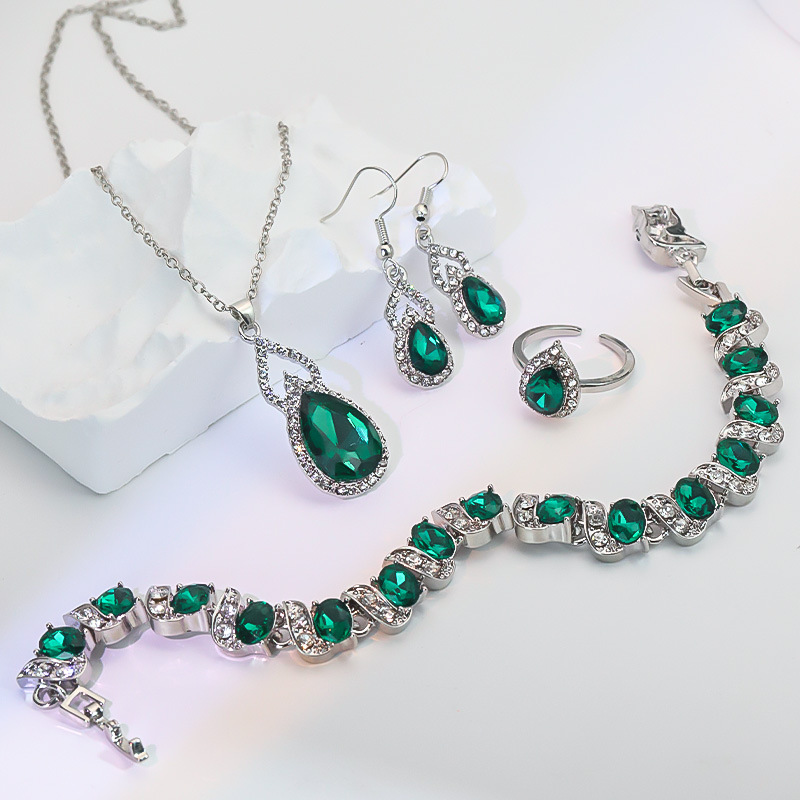 Ohrringe Armband Halskette Set 2