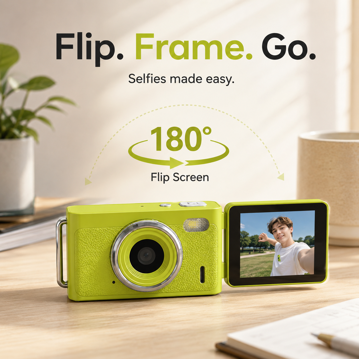 Kinder Digitalkamera 1080P Klappdisplay