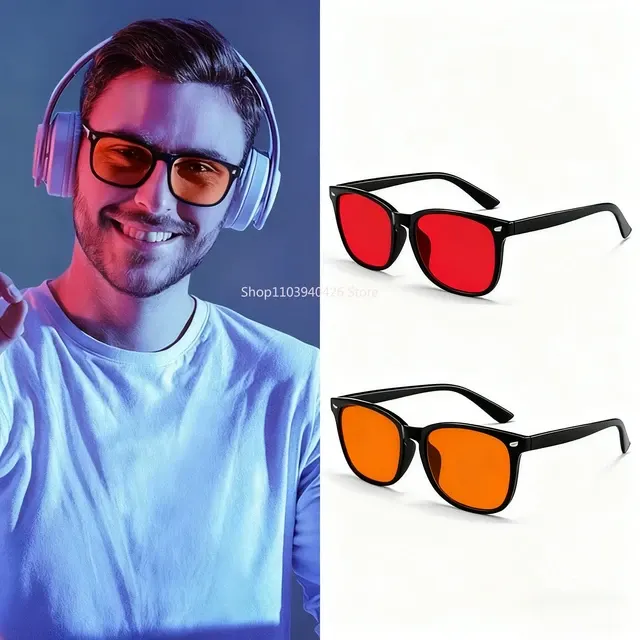 Rote Linse Schlafbrille für Herren 2
