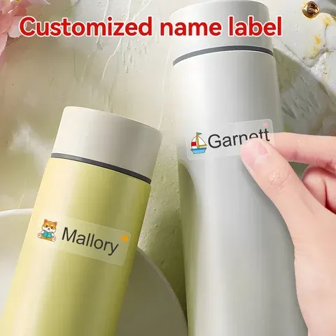 Namensaufkleber