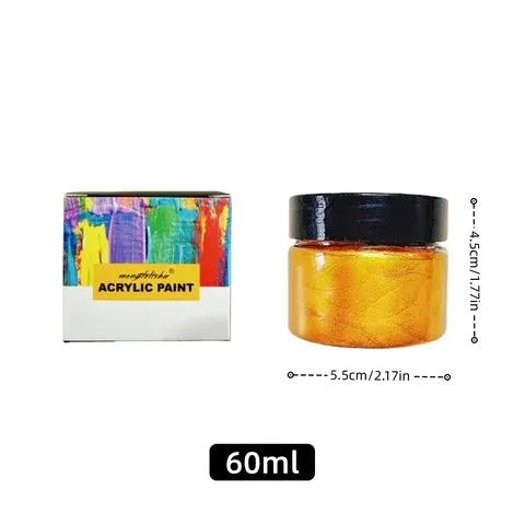 60 ml Metallic-Goldfarbe Acryl