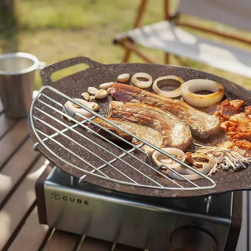 Edelstahl-Grillrost mit Abtropffunktion 4