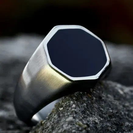 Herrenring Edelstahl