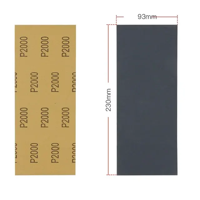 Feines Nass-Trockenschleifpapier-Set, 5 Stück 1