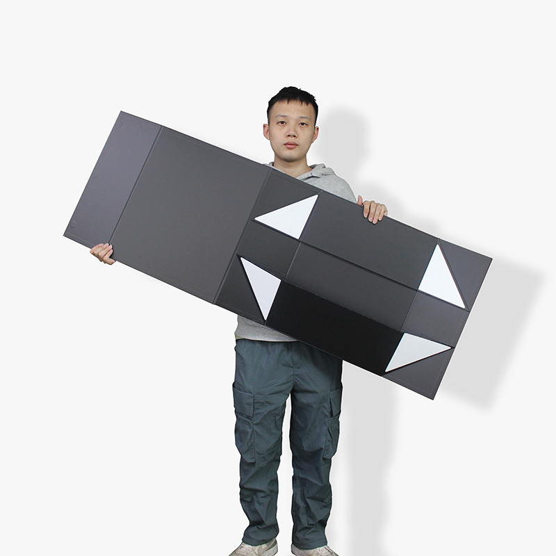 Große Klappbare Luxus-Geschenkbox in Schwarz 2