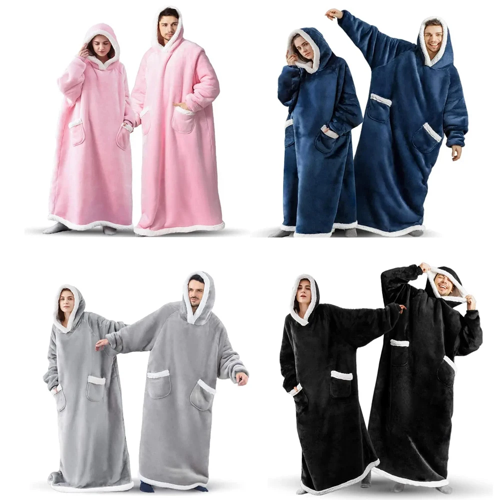 Übergröße Fleece-Decken-Hoodie 3