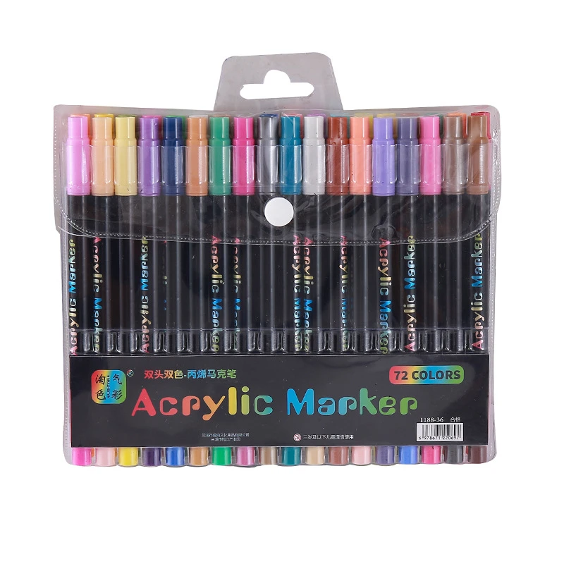 Dual-Tip Acryl-Marker-Set, 24–120 Farben 4