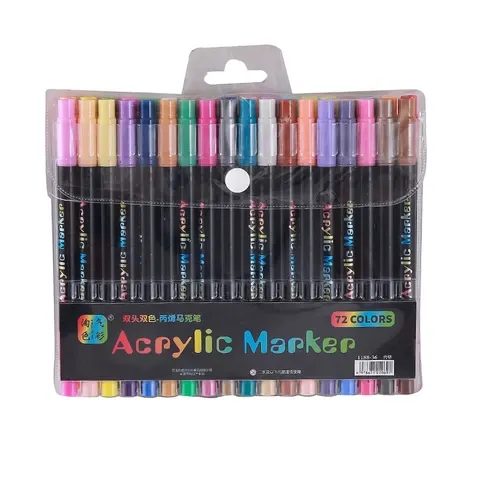 Dual-Tip Acryl-Marker-Set, 24–120 Farben