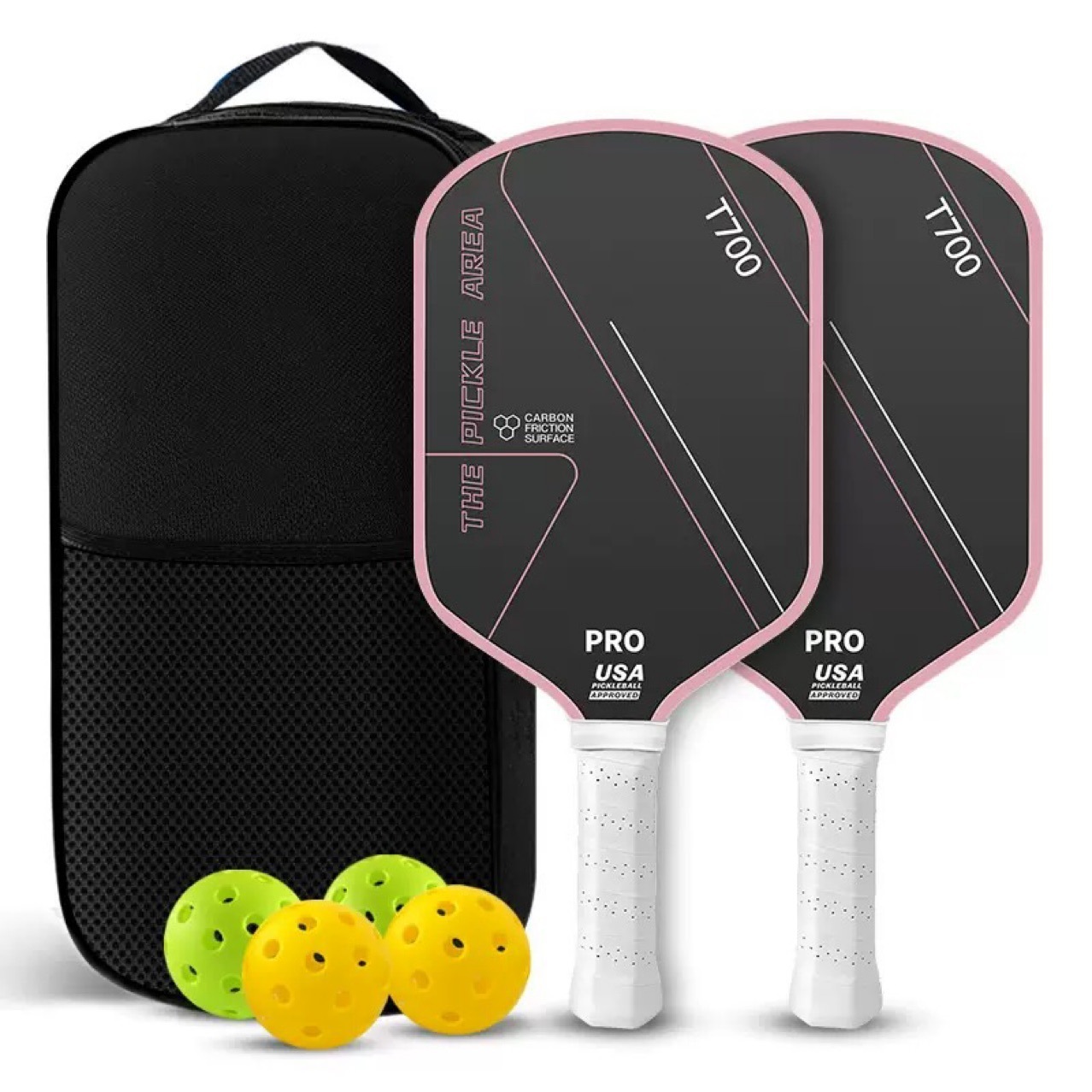 Rohes Carbon Pickleball Schläger Kontrolle