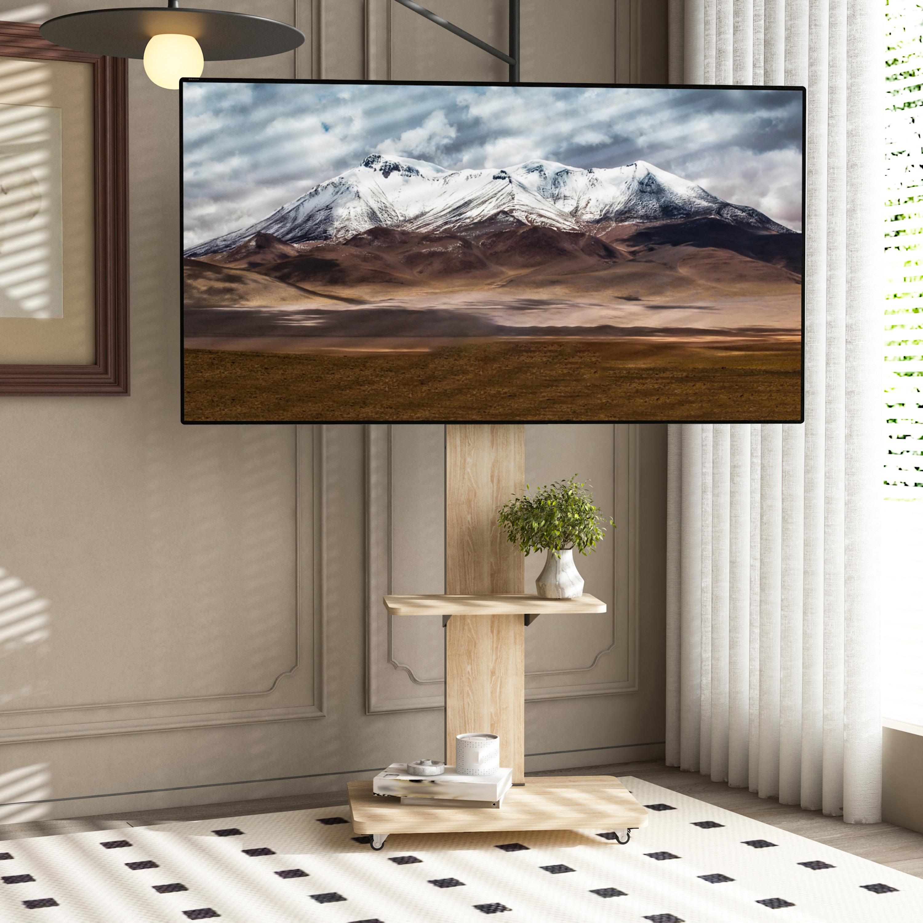 TV-Ständer mit Ablage 2