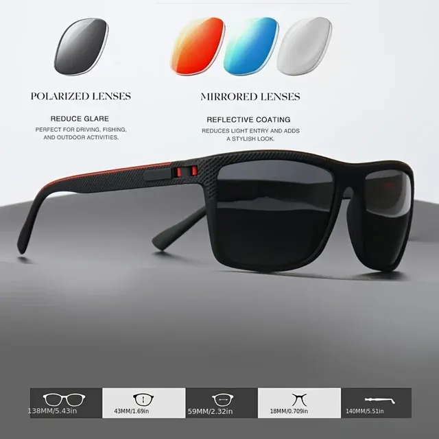 Polarisierte Sonnenbrille mit Federscharnieren 2