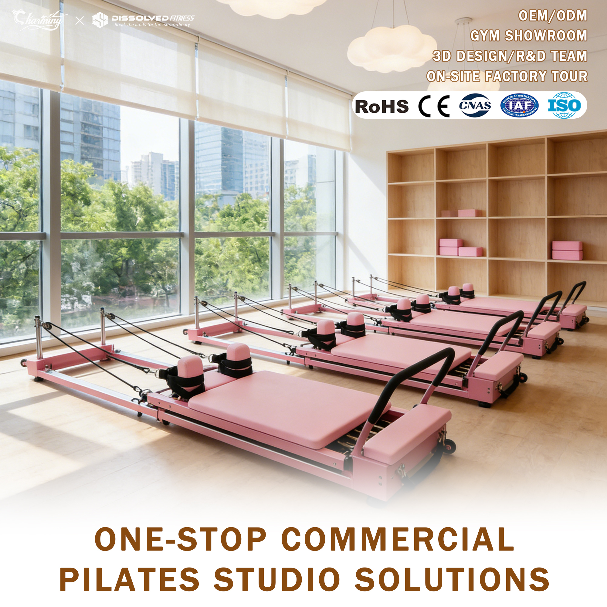 Faltbarer Pilates-Reformer