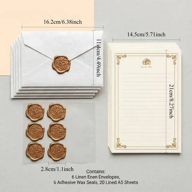 Vintage-Briefpapier-Set 2