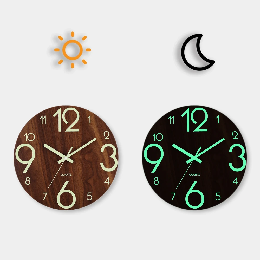 Holz-Wanduhr 4