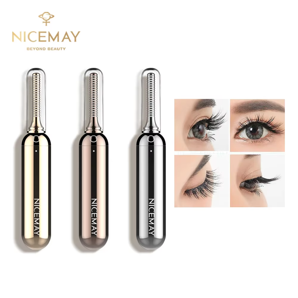 Beheizte Wimpernzange in Nude-Farbe