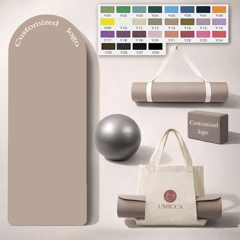 Yogamatte mit Tragetasche und Bogen-Design