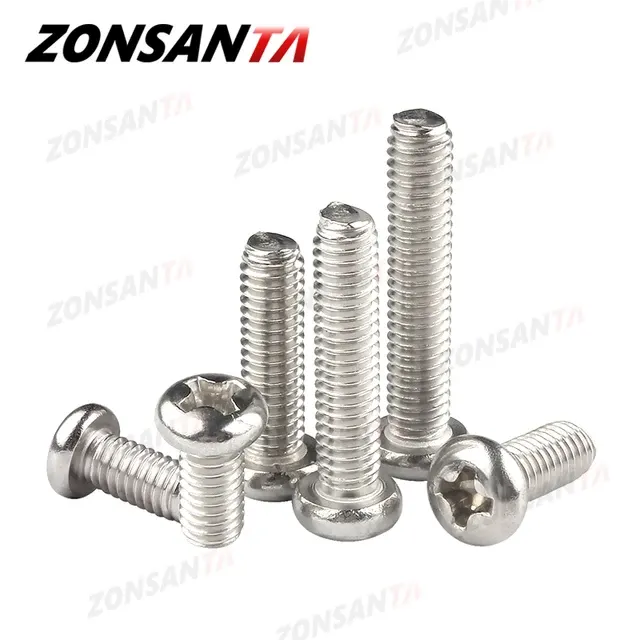 Edelstahl-Schrauben-Sortiment M1,6 bis M6 3