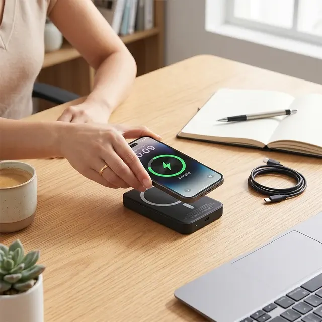 Magnetische Schnellladende 5000mAh Powerbank 3