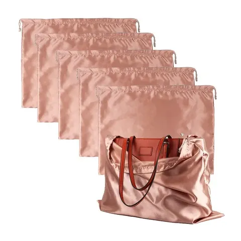 Satin-Reiseaufbewahrung mit Kordelzug für Schuhe
