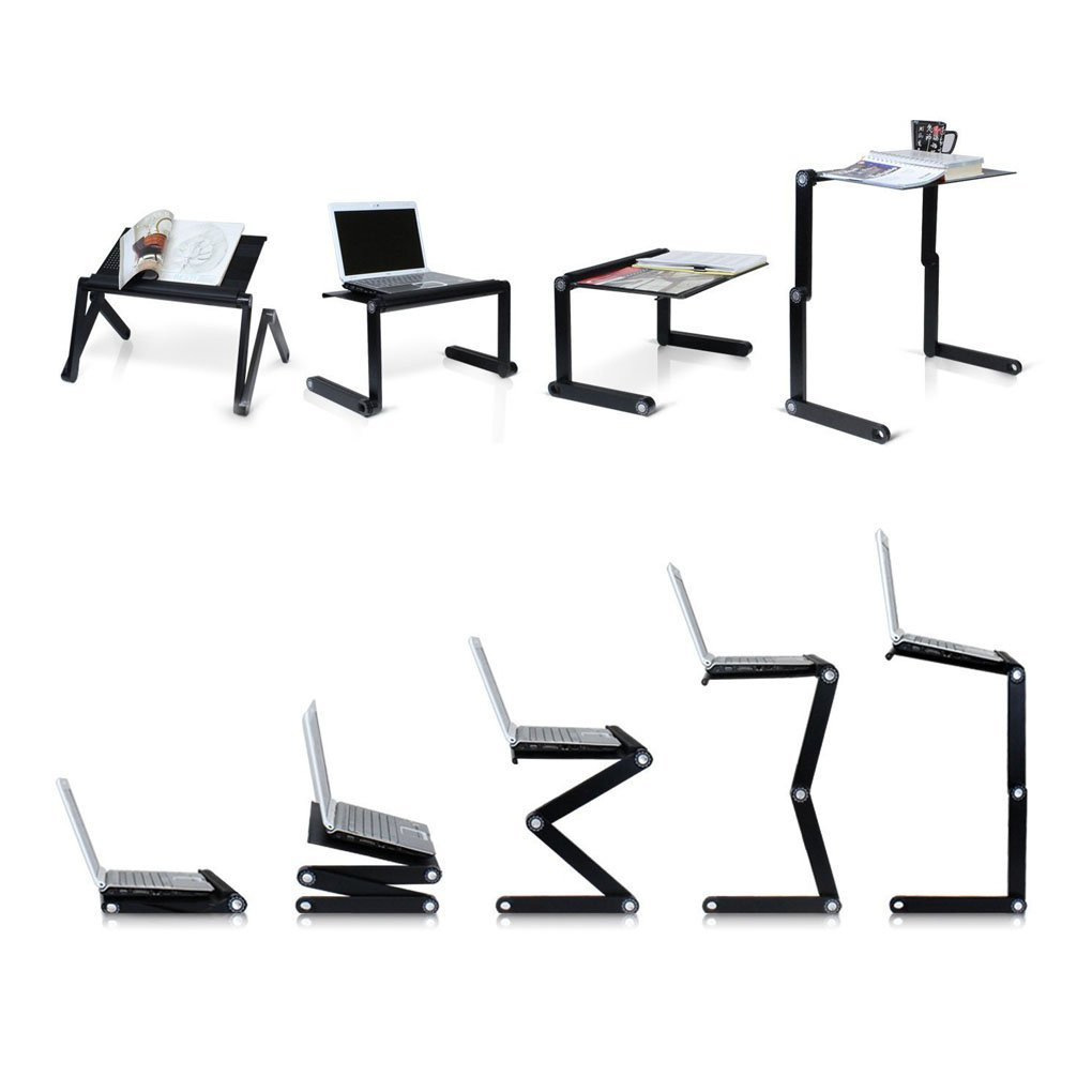 Ergonomischer Laptopständer aus Aluminium mit Lüfter 4
