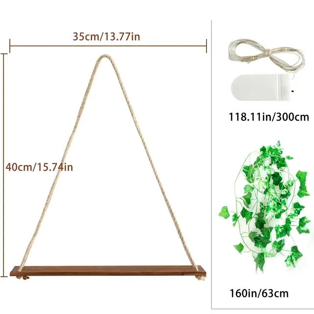 LED-Efeu-Wandregal 4