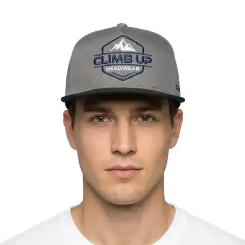 Schwarze 6-Panel Snapback Cap aus Baumwolle
