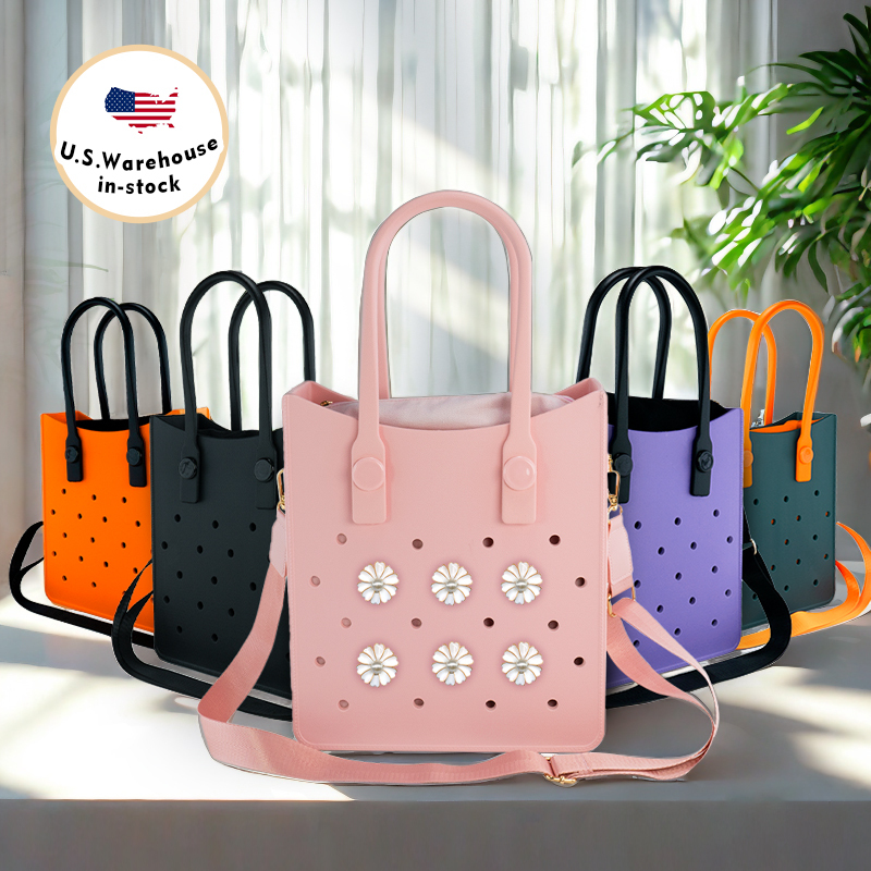 Großer Designer-Shopper aus Lackleder in Pink