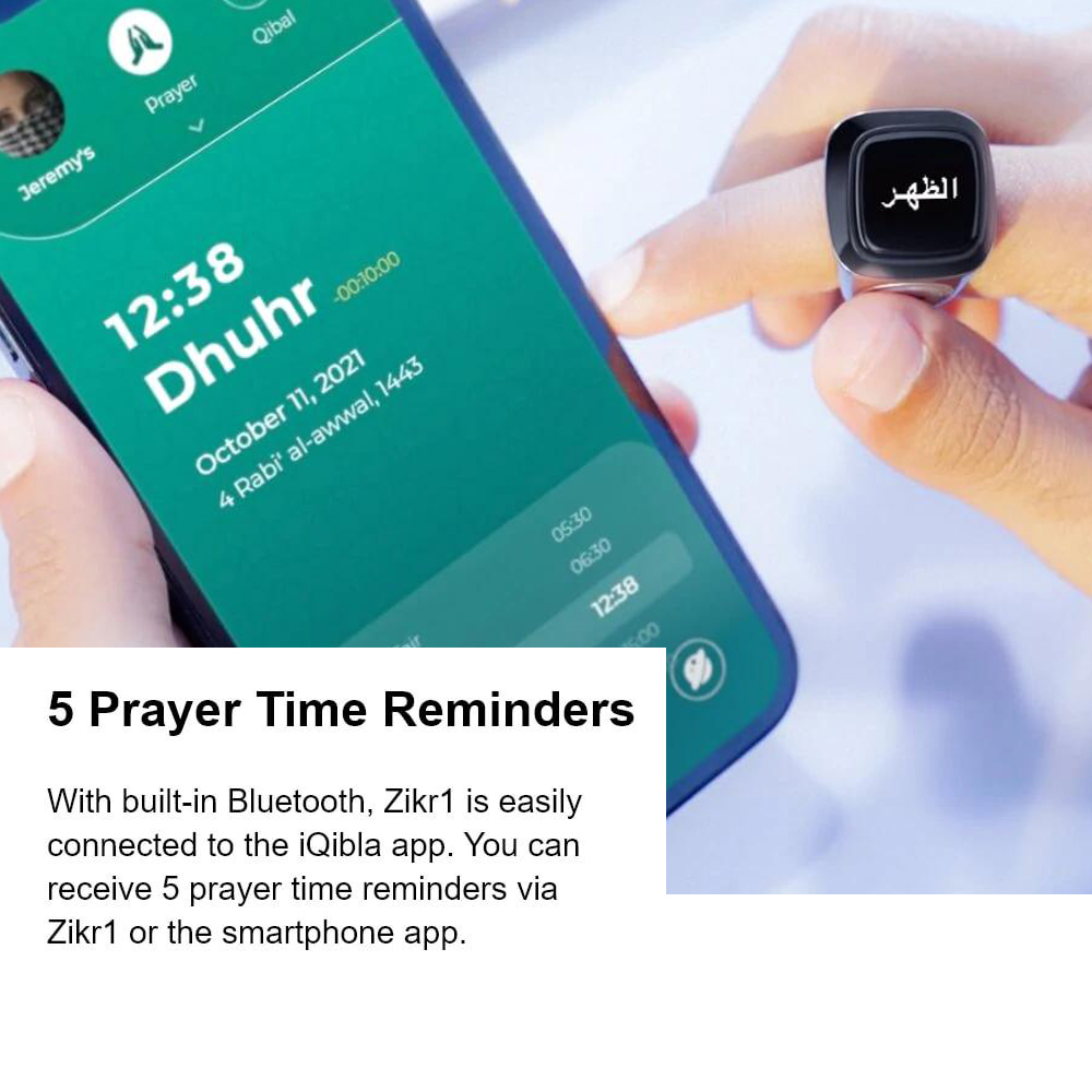 Digitaler Gebetsring Tasbih mit Azan-Funktion 2