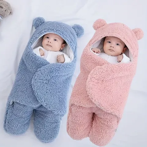 Winter Babyschlafsack mit Bären-Print
