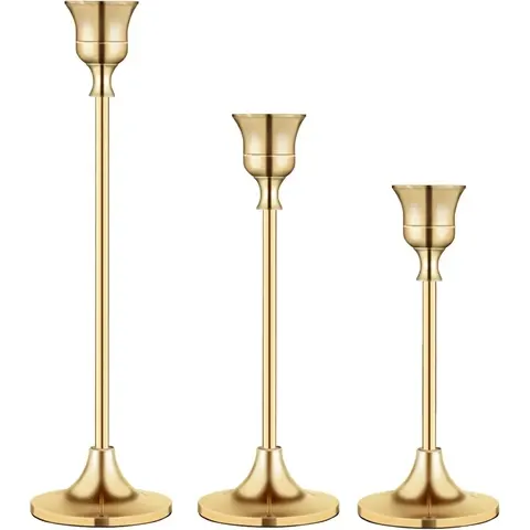 Eisen-Kerzenhalter-Set