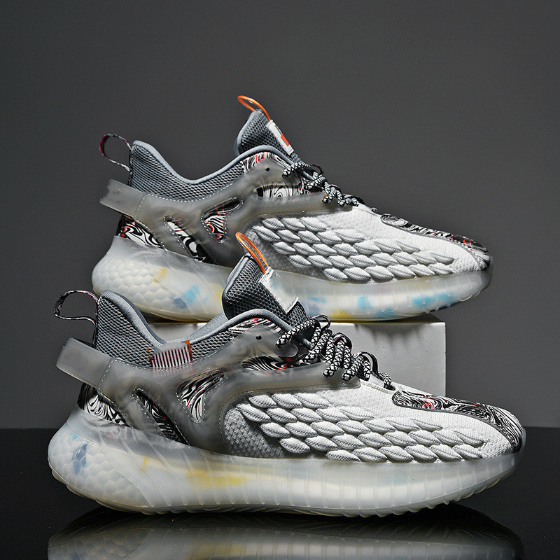 Vulkanisierte Plateau-Sneaker aus Strick 2
