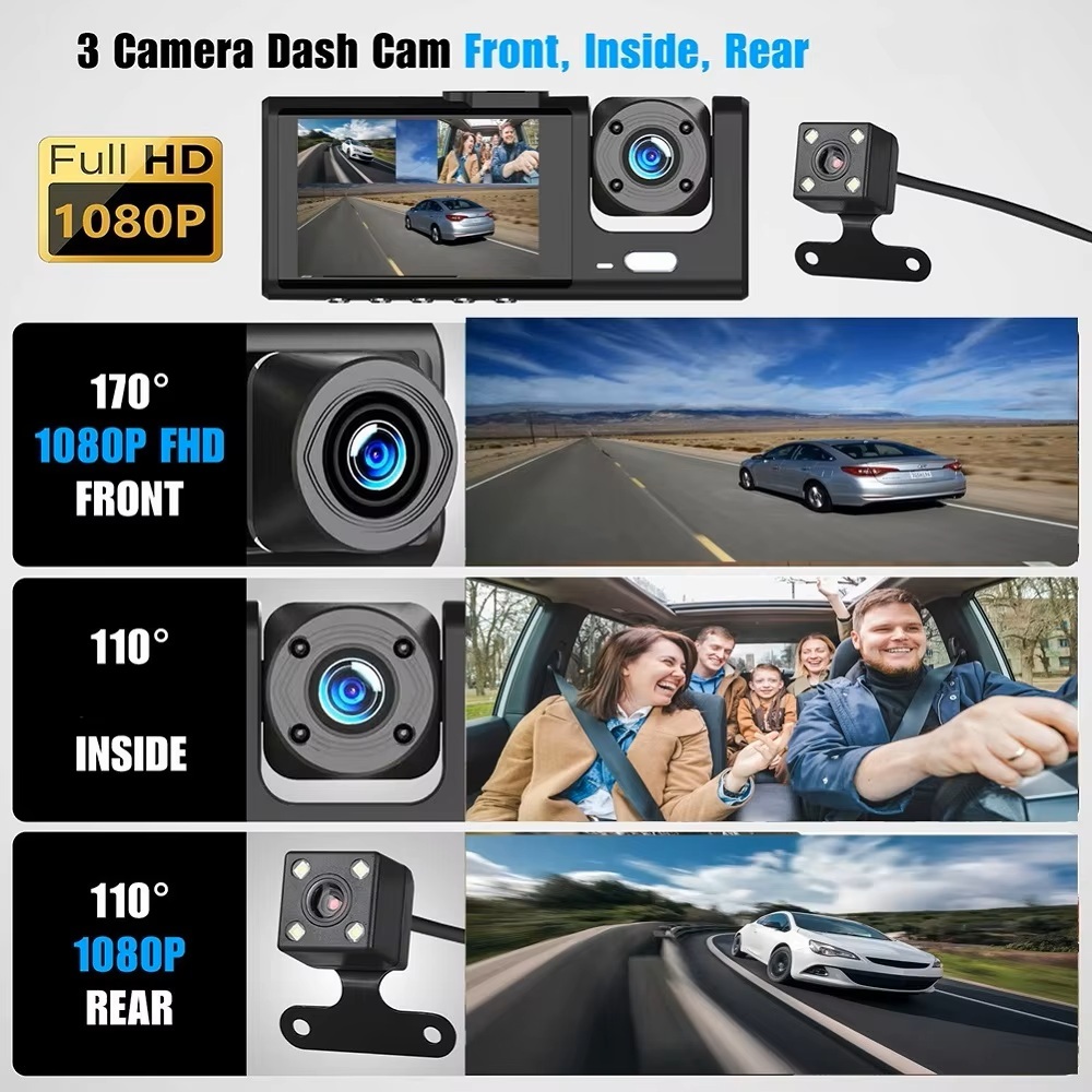 Dual Dashcam Vorne und Hinten 1080P 4