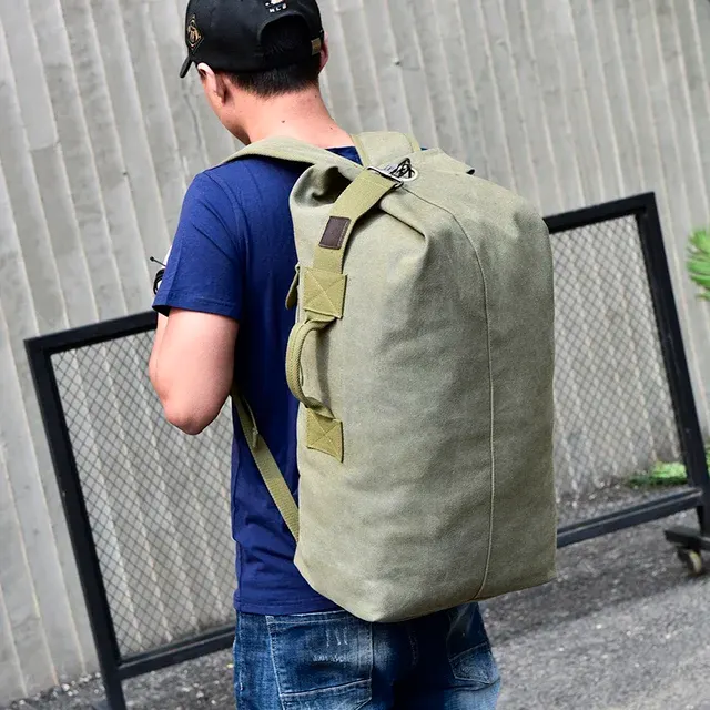 Canvas-Reiserucksack für Herren, große Kapazität 3