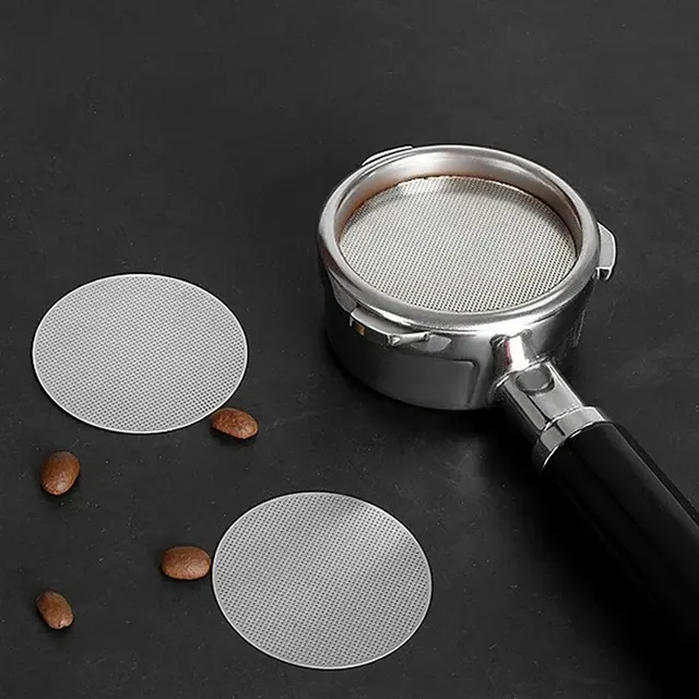 Edelstahl-Puck-Sieb 0,2 mm Espresso-Netz 2