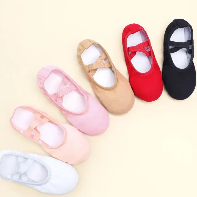 Weiche Canvas-Ballettschuhe für Damen und Mädchen 2
