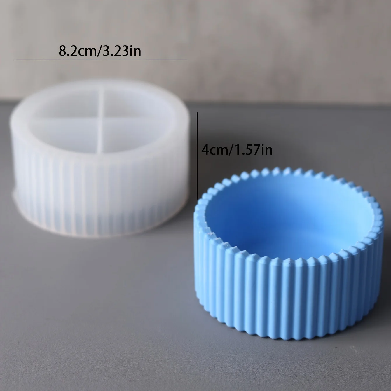 Silikonform gestreift 4