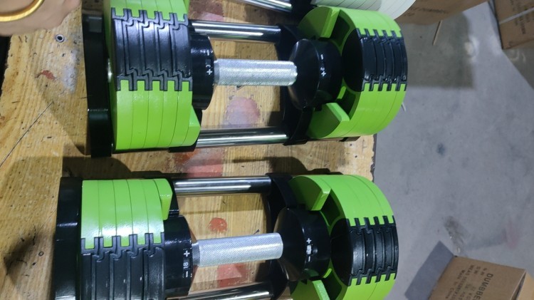 Verstellbare Gusseisen-Hantel, 2-kg-Schritte 4