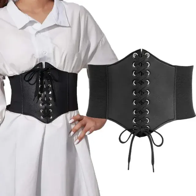 Gothic-Korsettgürtel aus PU-Leder 2