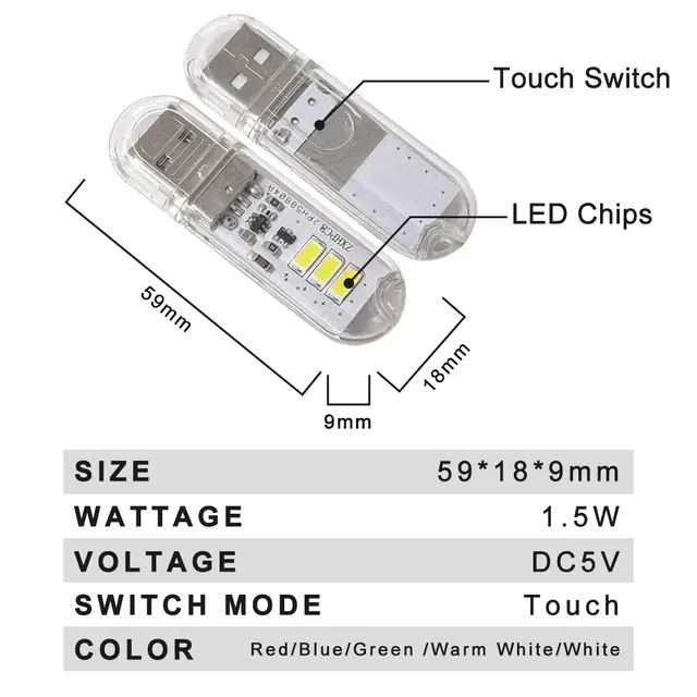 USB-Buchlampe 2