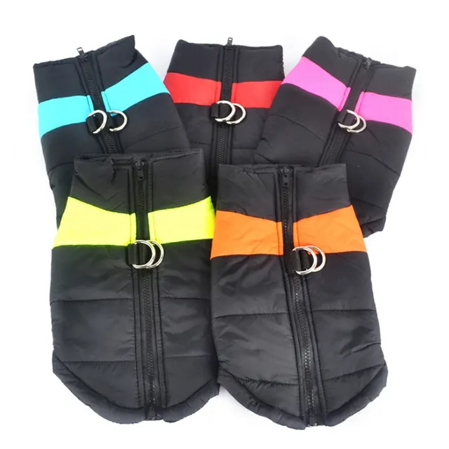 Warme Hundewintermantel aus Polyester 1