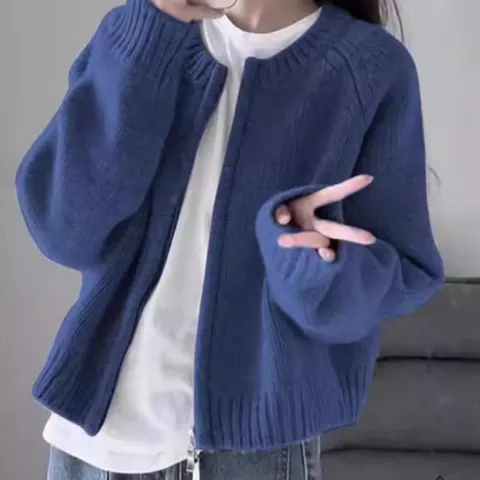 Retro Strickjacke