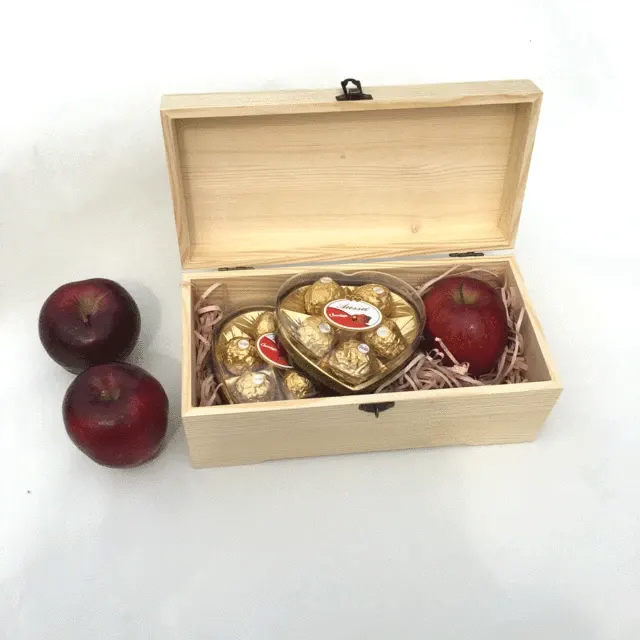 Große Kiefernholz-Kiste 3