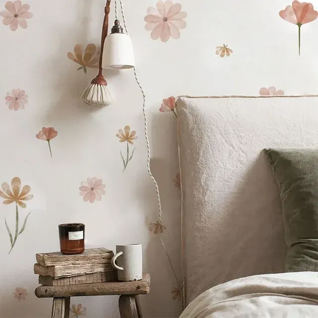 Boho-Blumen-Wandsticker 3